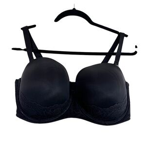 Torrid Curve Bra 40DDD Bombshell Pushup Convertible Multi-way Strapless Lace